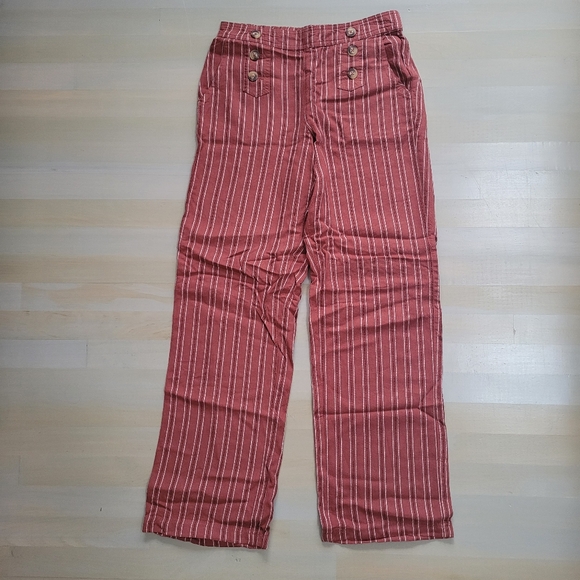 Maurice's High Rise Wide Leg Linen Blend Pant - Picture 8 of 8